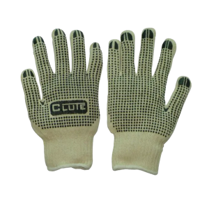 GUANTE DE HILO C/PTOS DE PVC