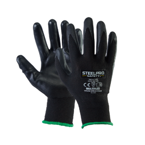 GUANTE MULTIFLEX POLIÉSTER NITRILO FOAM BLACK
